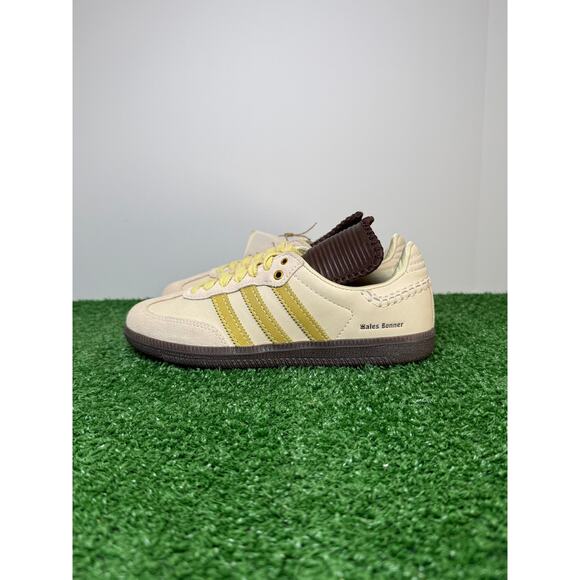 adidas gazelle silver green womens ID0217 adidas Samba Wales Bonner Ecrtin Brown [USED]